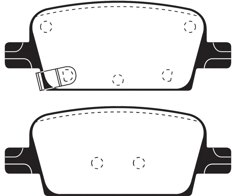 EBC YellowStuff Rear Brake Pads - DP43073R EBC