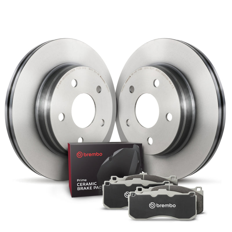 Brembo OE 04-06 Mazda 3/2013 3/3 Sport Front Disc Brake Kit Brembo OE