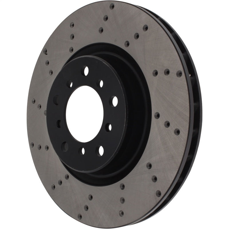 StopTech 01-06 BMW M3 Drilled Right Front CRYO Rotor Stoptech