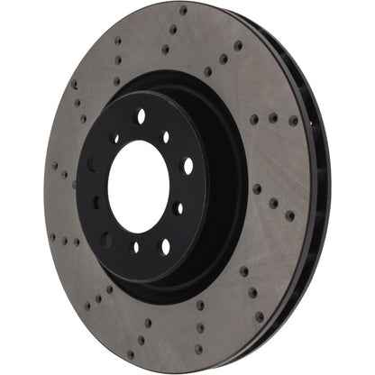 StopTech 01-06 BMW M3 Drilled Right Front CRYO Rotor Stoptech