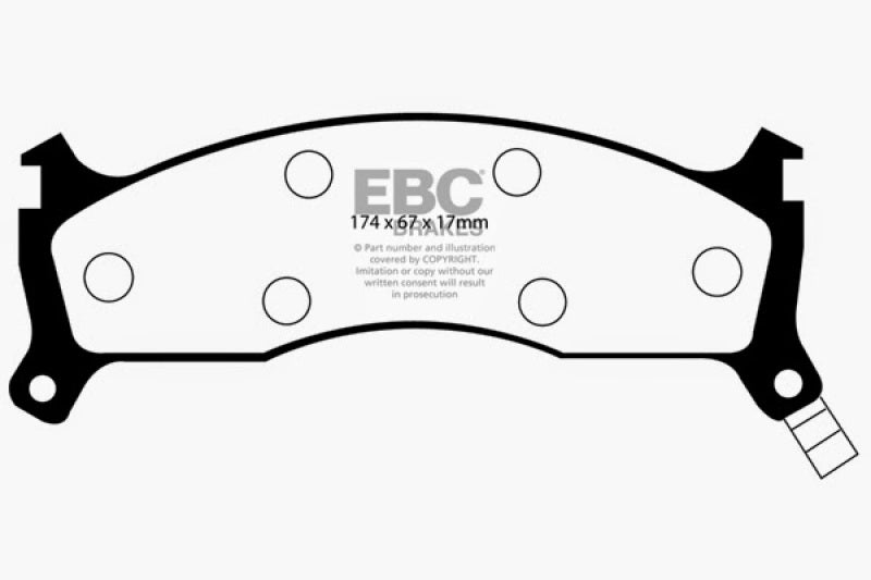 EBC GreenStuff Front Brake Pads - DP61073