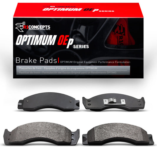 R1 Front & Rear OE Brake Pads 1988-2007 Ford F-550 Super Duty & More - 2551-0411-00