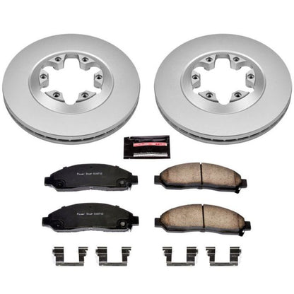 Power Stop 04-08 Chevrolet Colorado Front Z17 Evolution Geomet Coated Brake Kit PowerStop