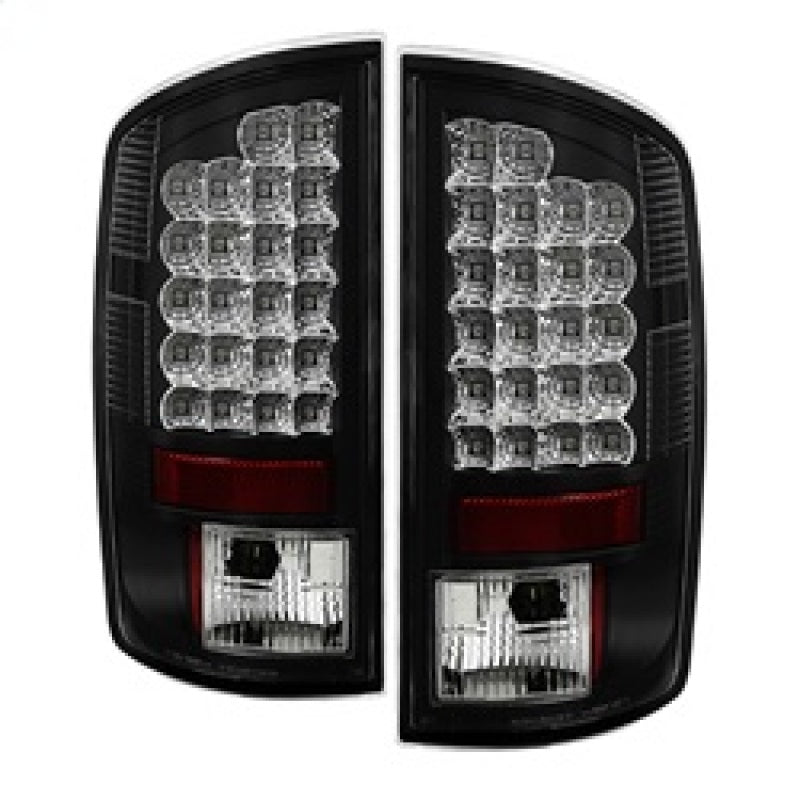 Spyder Dodge Ram 07-08 1500/Ram 07-09 2500/3500 LED Tail Lights Black ALT-YD-DRAM06-LED-BK SPYDER