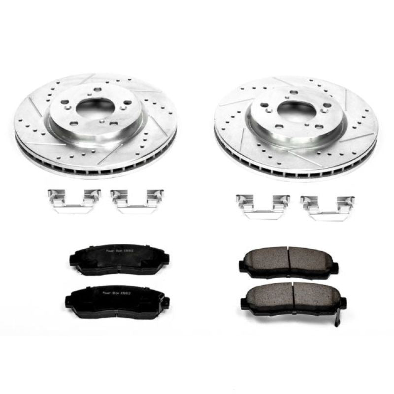 Power Stop 05-10 Honda Odyssey Front Z23 Evolution Sport Brake Kit PowerStop