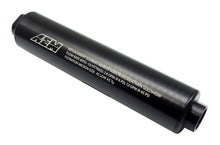 Load image into Gallery viewer, AEM Universal High Volume Fuel Filter with black anodized finish