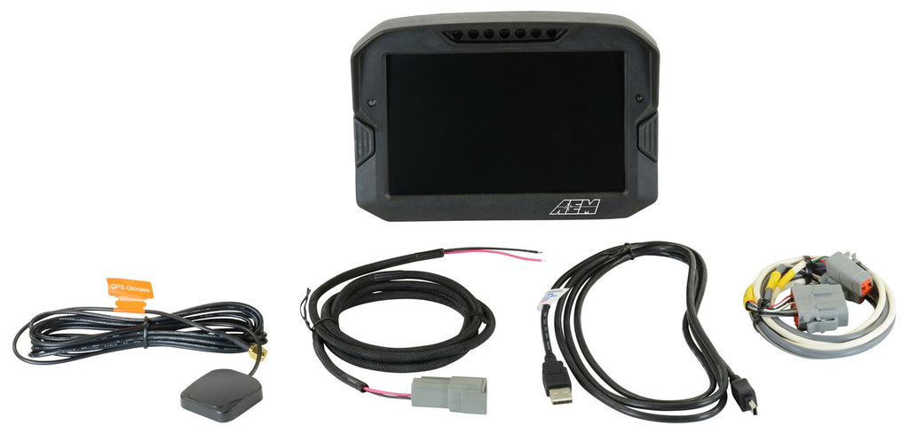 AEM CD-7G Carbon Non-Logging Display with Internal GPS 30-5702 AEM