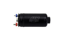 Load image into Gallery viewer, AEM 400LPH Inline Fuel Pump 50-1005 with AN inlet and outlet fittings