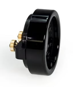 AEM X-Series fluid pressure gauge 0–150 PSI black bezel