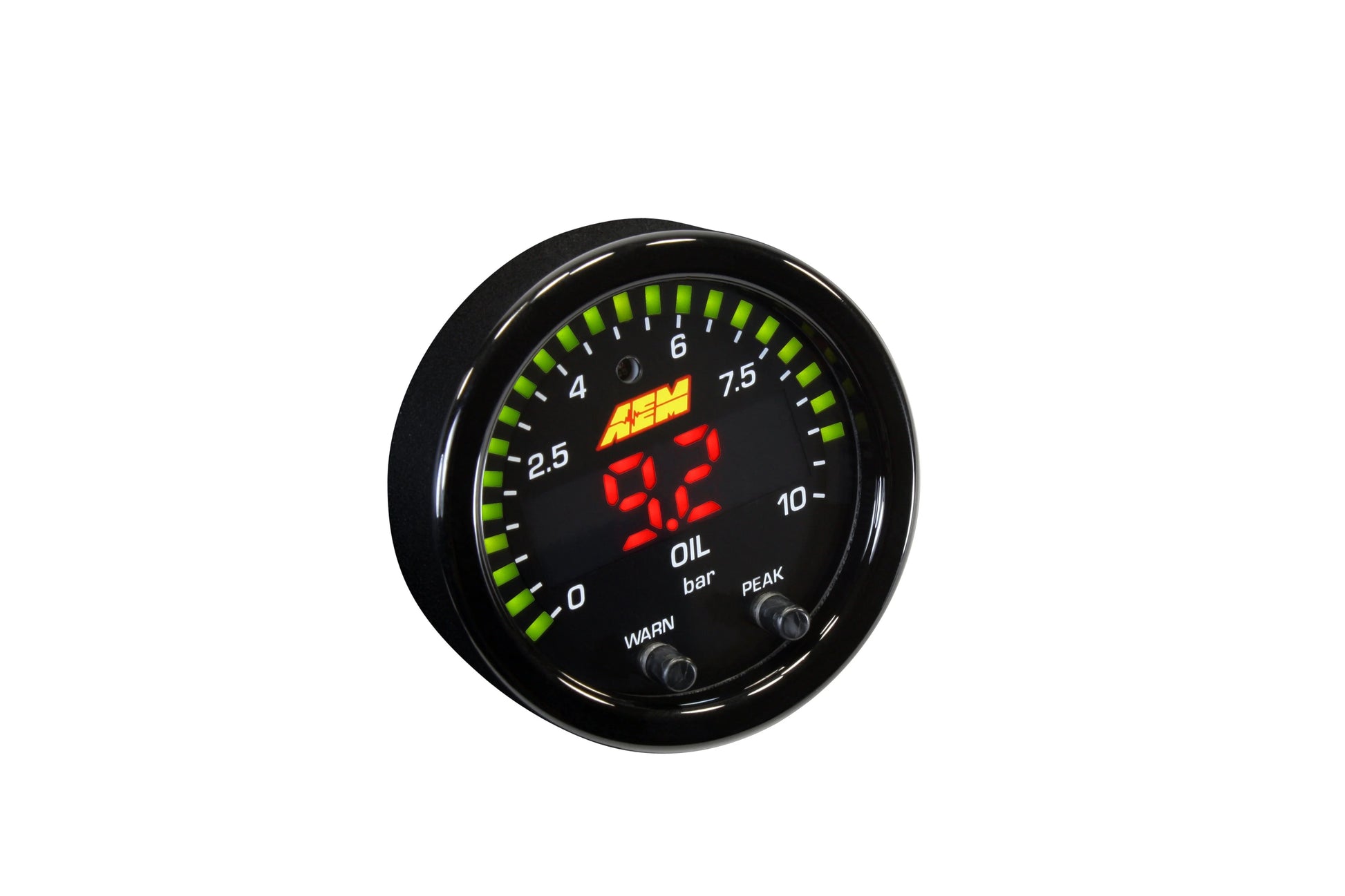 AEM 52mm X-Series pressure gauge with LED display