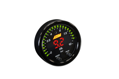 AEM 52mm X-Series pressure gauge with LED display