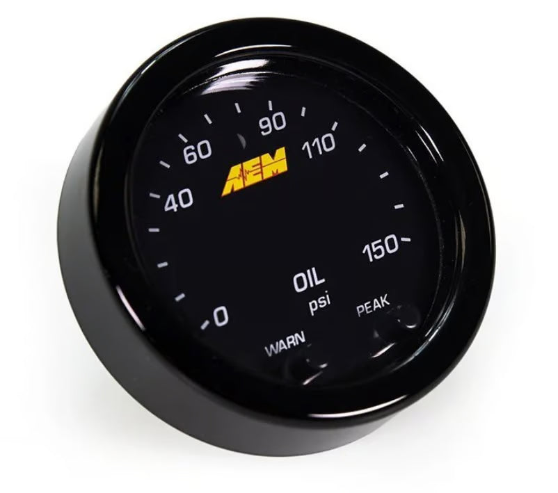 AEM 52mm X-Series pressure gauge with LED display