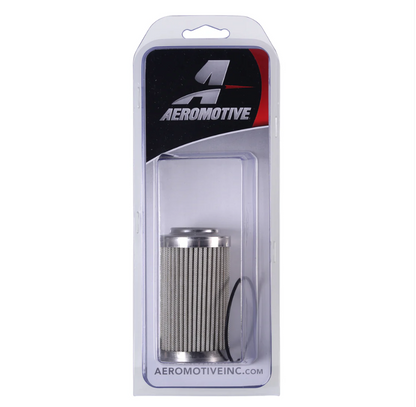Aeromotive 12650 10 micron microglass fuel filter replacement element ORB-10