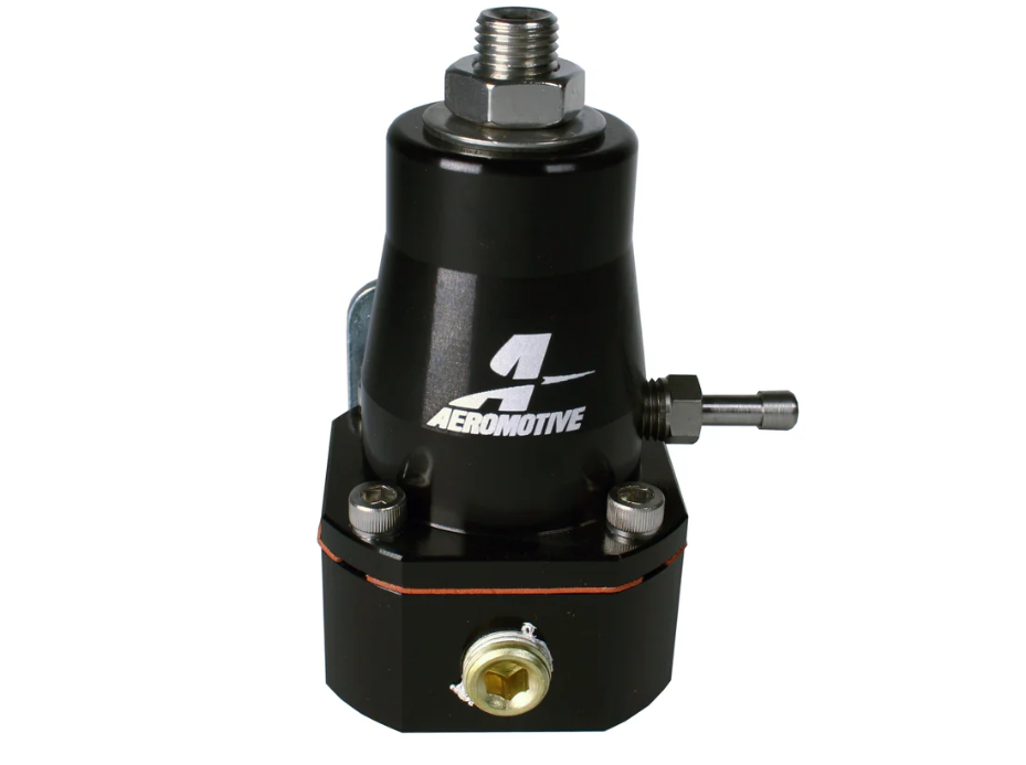 Aeromotive 13136 billet EFI fuel pressure regulator black anodized ORB-06