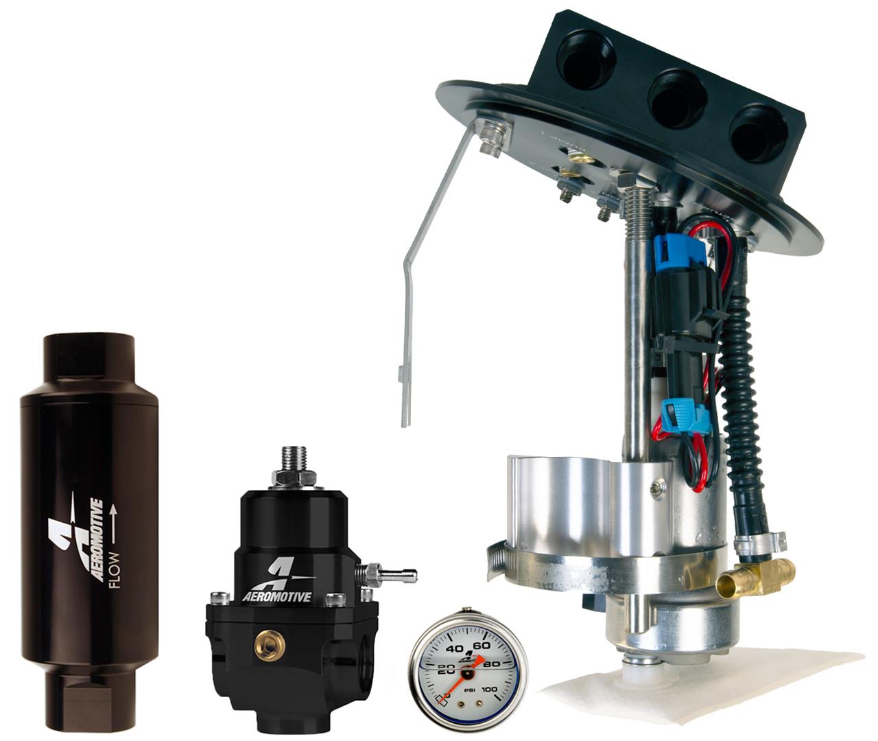 Aeromotive 17353 single 450 LPH fuel pump kit for 2011-2020 Ford Mustang