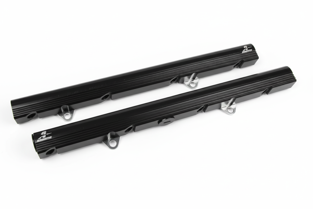 Aeromotive billet fuel rails for 1986-1998 Ford Mustang 5.0L small block 14171