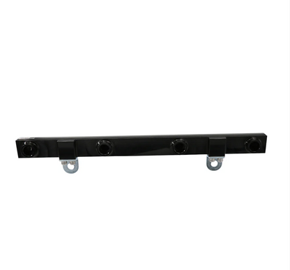 Aeromotive black billet fuel rails for Ford 5.0L Coyote Mustang and F150 14176