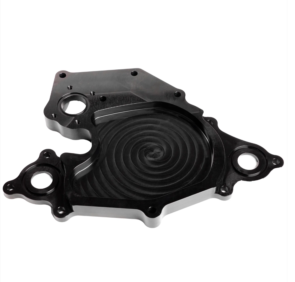 Aeromotive billet water pump backing plate for Mopar Gen III HEMI 5.7L and 6.1L engines 24701