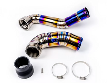 Load image into Gallery viewer, VR Performance 2015-2021 BMW Toyota Supra MKV Titanium Chargepipe and J-Pipe Kit
