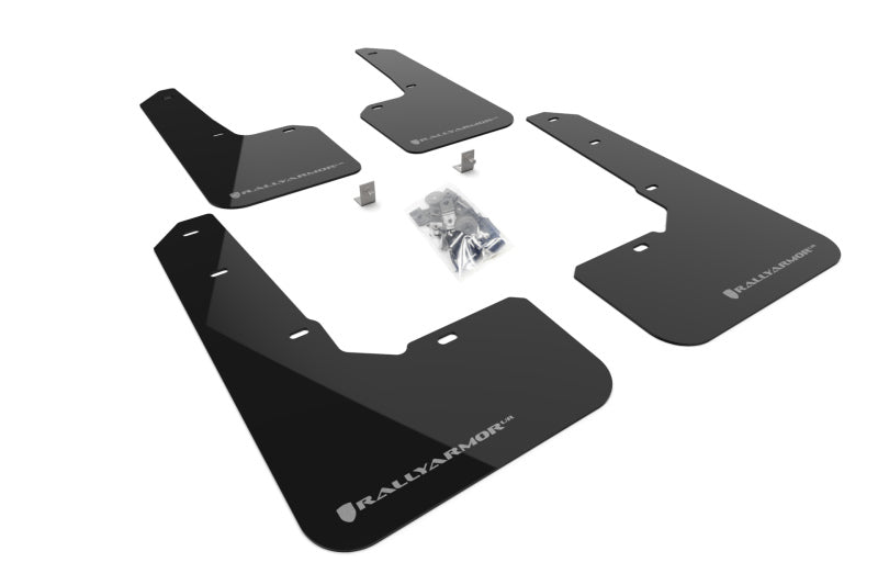 Rally Armor 2022 Subaru Outback Wilderness Black Mud Flap Silver Logo Rally Armor