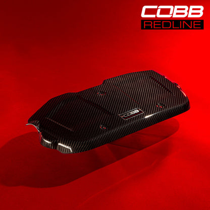 COBB 15-21 Subaru WRX Redline Carbon Fiber Engine Cover - Gloss Finish 442605