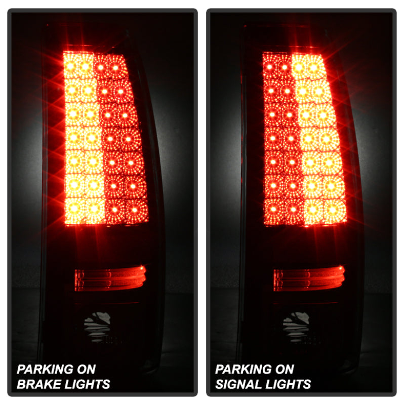 Spyder Chevy Silverado 1500 03-06 (Not Fit Stepside)LED Tail Lights Red Clear ALT-YD-CS03-LED-RC SPYDER