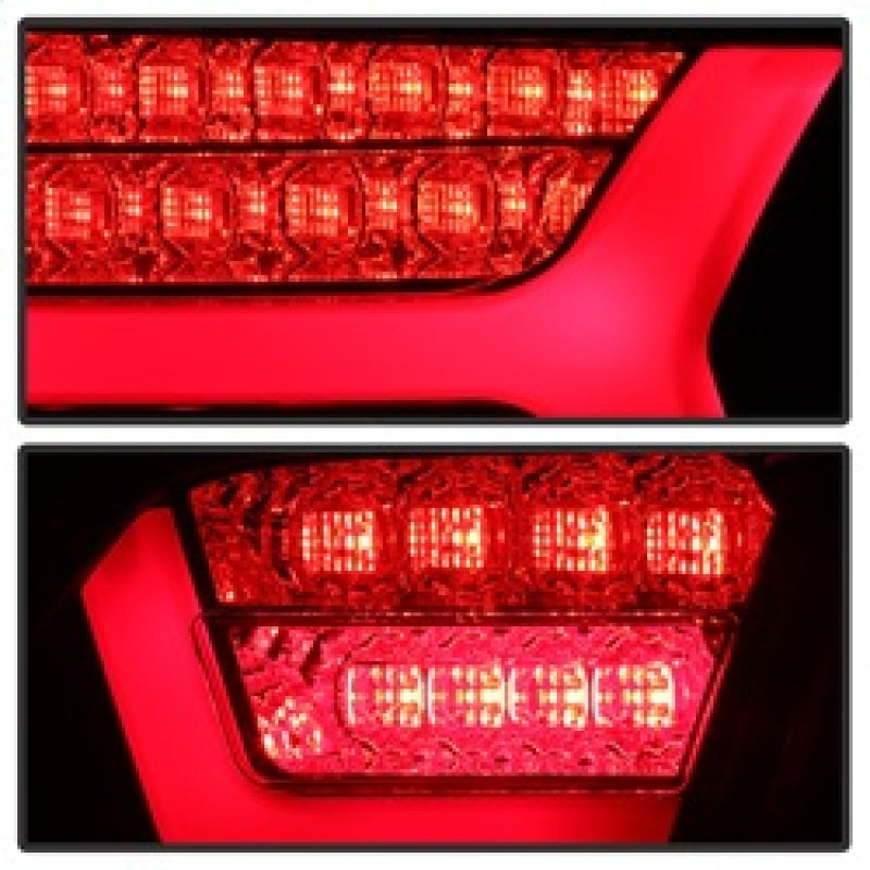 Spyder 09-12 Audi A6 LED Tail Lights - Black (ALT-YD-AA609-LED-BK) SPYDER