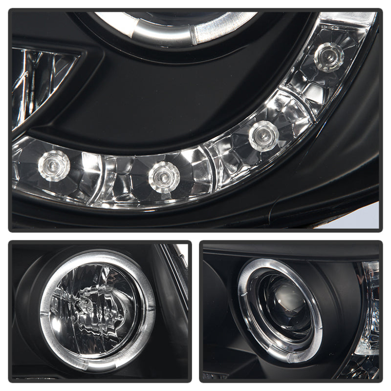 Spyder Toyota Tacoma 05-11 Projector Headlights LED Halo LED Blk Smke PRO-YD-TT05-HL-BSM SPYDER