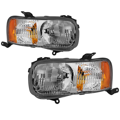 xTune 01-04 Ford Escape OEM Style Headlights - Chrome (HD-JH-FESCA01-AM-C) SPYDER
