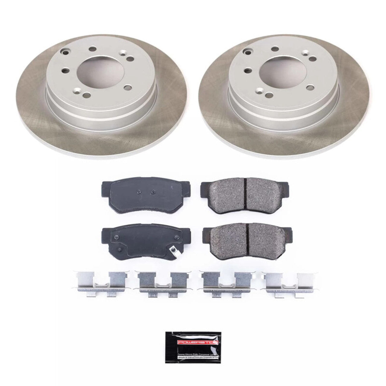Power Stop 06-08 Hyundai Sonata Front and Rear Semi-Coated Rotor Kit