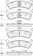 Load image into Gallery viewer, StopTech Premium Ceramic Rear Brake Pads - 308.06250