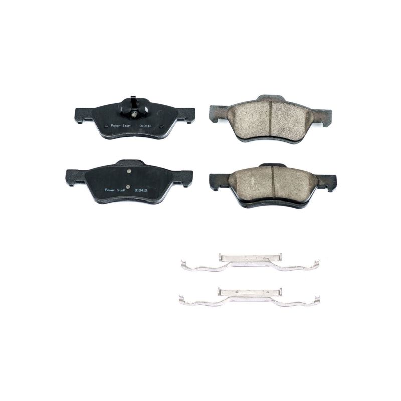 Power Stop 10-12 Ford Escape Front Z17 Evolution Ceramic Brake Pads w/Hardware PowerStop
