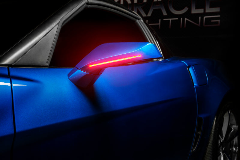 Oracle 05-13 Chevrolet Corvette C6 Concept Side Mirrors - Unpainted - No Color SEE WARRANTY