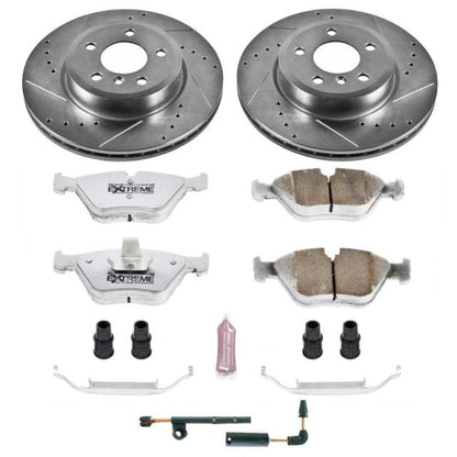 Power Stop 04-10 BMW X3 Front Z26 Street Warrior Brake Kit PowerStop