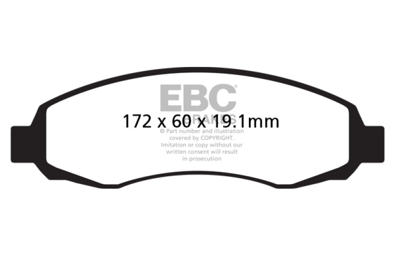 EBC Ultimax2 Front Brake Pads - UD962 EBC