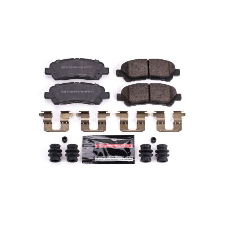 Power Stop 08-13 Toyota Highlander Rear Z23 Evolution Sport Brake Pads w/Hardware PowerStop