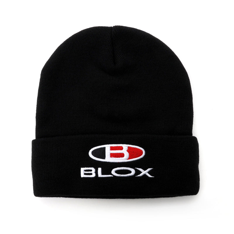 BLOX Racing Classic Beanie - Black w/ Stacked Logo BLOX Racing