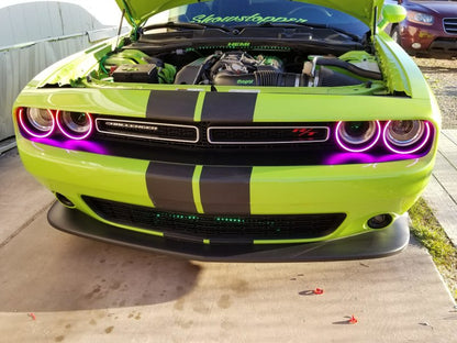 Oracle 15-21 Dodge Challenger Dynamic Surface Mount Headlight Halo Kit - ColorSHIFT - Dynamic ORACLE Lighting