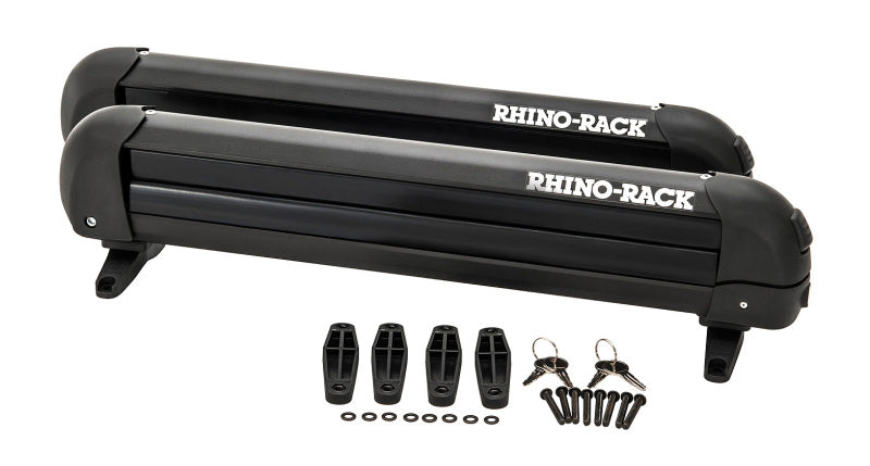 Rhino-Rack Universal Ski/Snowboard Carrier - Fits 4 Pairs of Skis or 2 Snowboards - 574