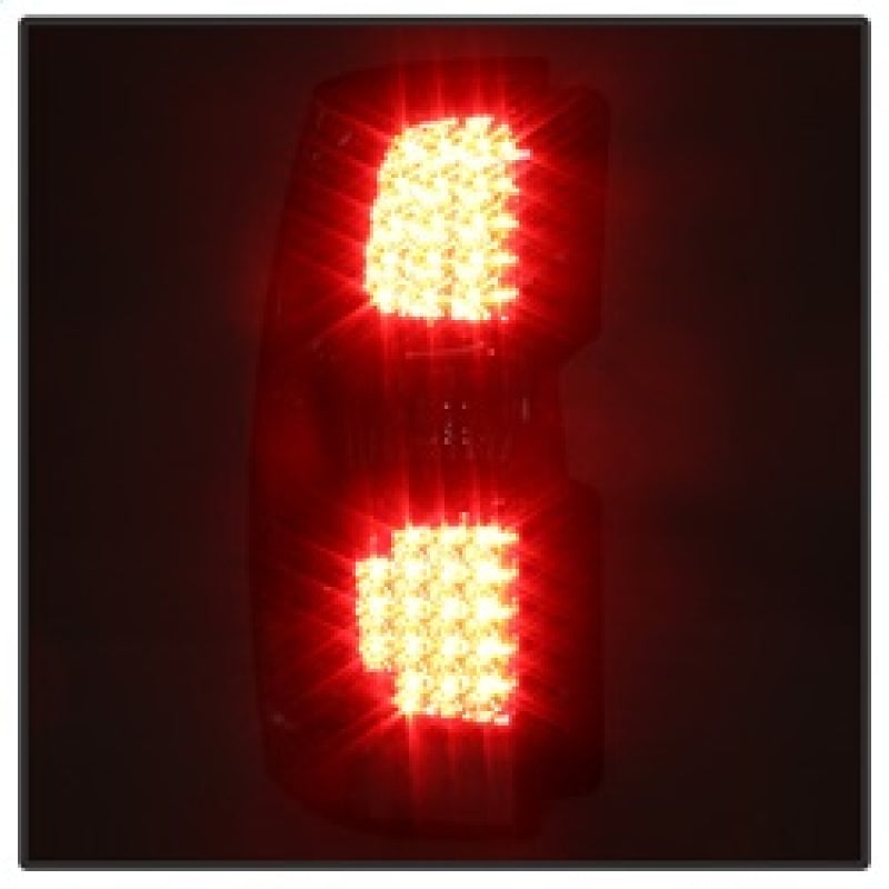 Xtune Chevy Suburban/GMC Yukon/Yukon Denali 07-14 LED Tail Lights Smoked ALT-JH-CSUB07-LED-G2-SM SPYDER