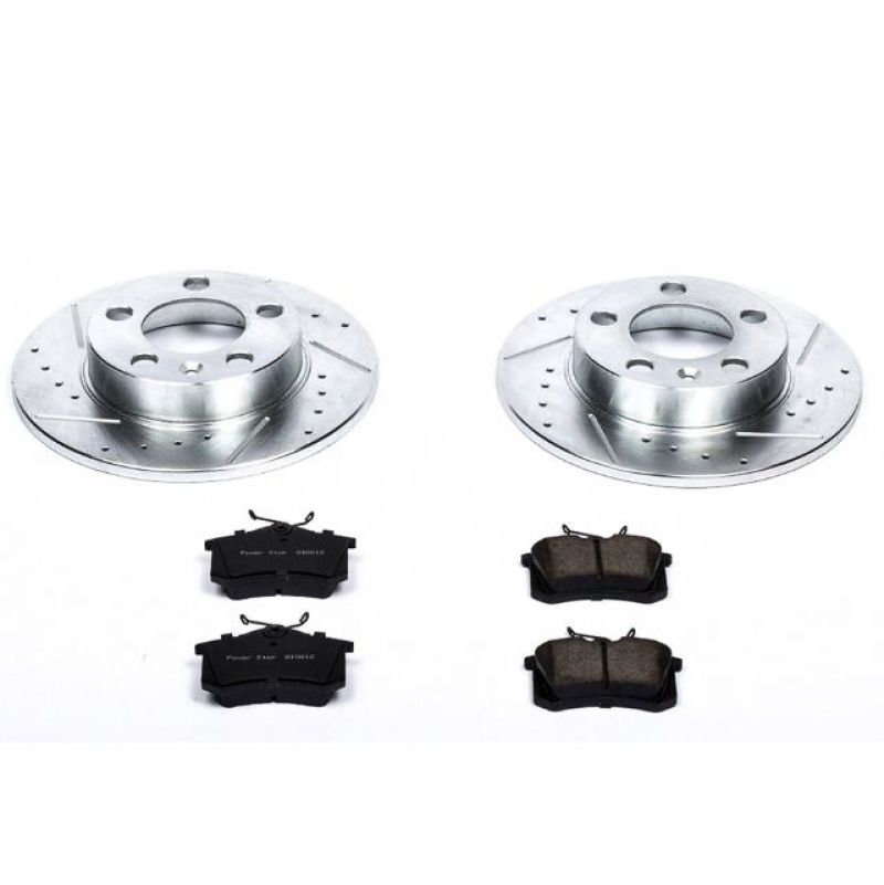 Power Stop 99-06 Audi TT Rear Z23 Evolution Sport Brake Kit PowerStop