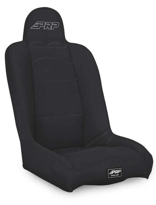 PRP Daily Driver High Back Suspension Seat - Black Vynil