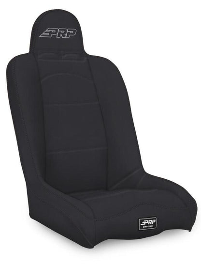 PRP Daily Driver High Back Suspension Seat - Black Vynil