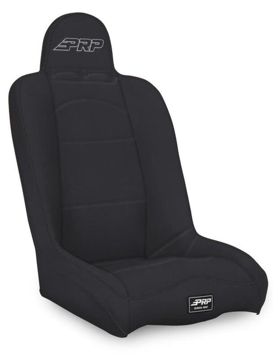 PRP Daily Driver High Back Suspension Seat - Black Vynil