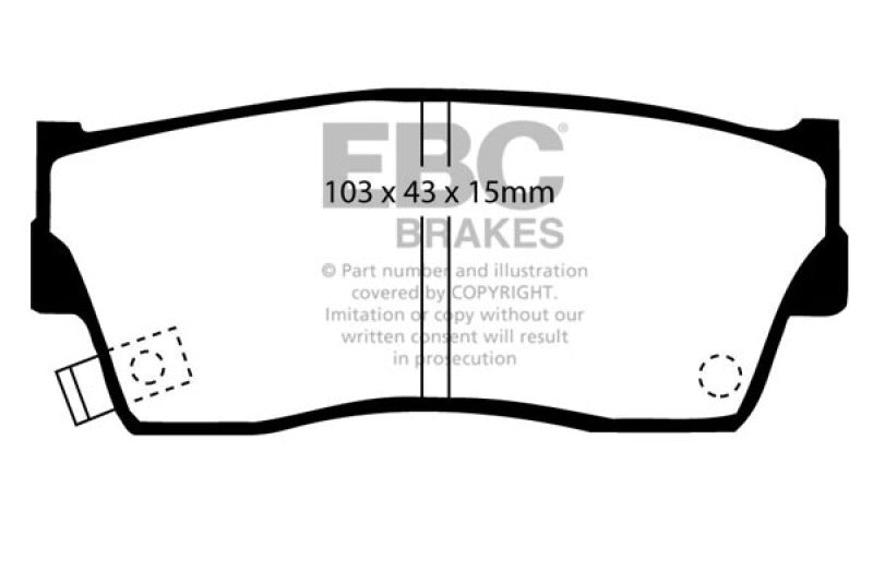 EBC GreenStuff Front Brake Pads - DP6774