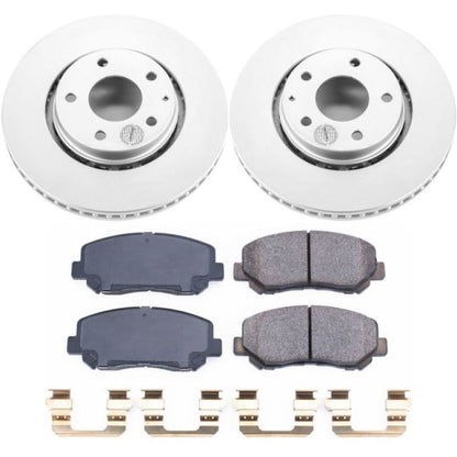 Power Stop 16-18 Mazda CX-5 Front Z17 Evolution Geomet Coated Brake Kit PowerStop