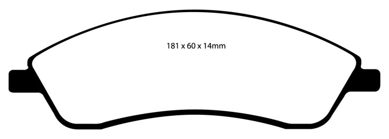 EBC YellowStuff Front Brake Pads - DP41692R EBC