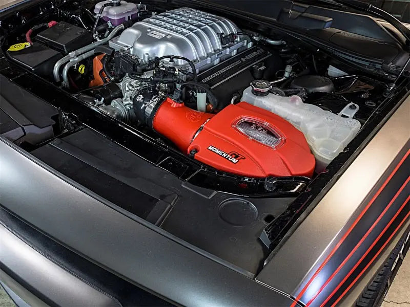 aFe Momentum GT Red Cold Air Intake Pro DRY S Hellcat 51-72204-R