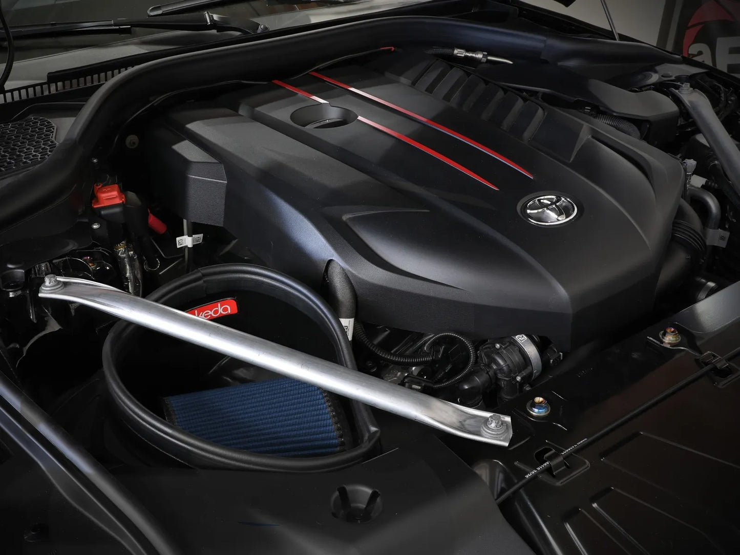 aFe Takeda Stage-2 cold air intake for BMW Z4 and Toyota GR Supra B58 engine 56-10015R