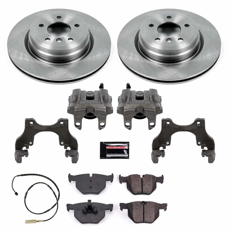 Power Stop 11-13 BMW 335i Rear Autospecialty Brake Kit w/Calipers PowerStop